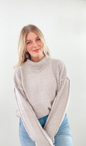 The Cozy Plush Pullover in Fawn