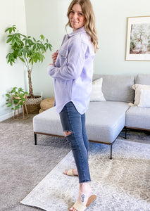 RD Style Blaire Shacket in Lavender